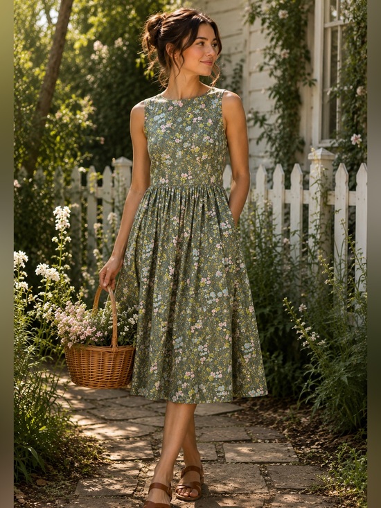 Vintage Dresses & Skirts - ✨ Authentic Vintage Nelly Don “Don-about” Floral Dress ✨